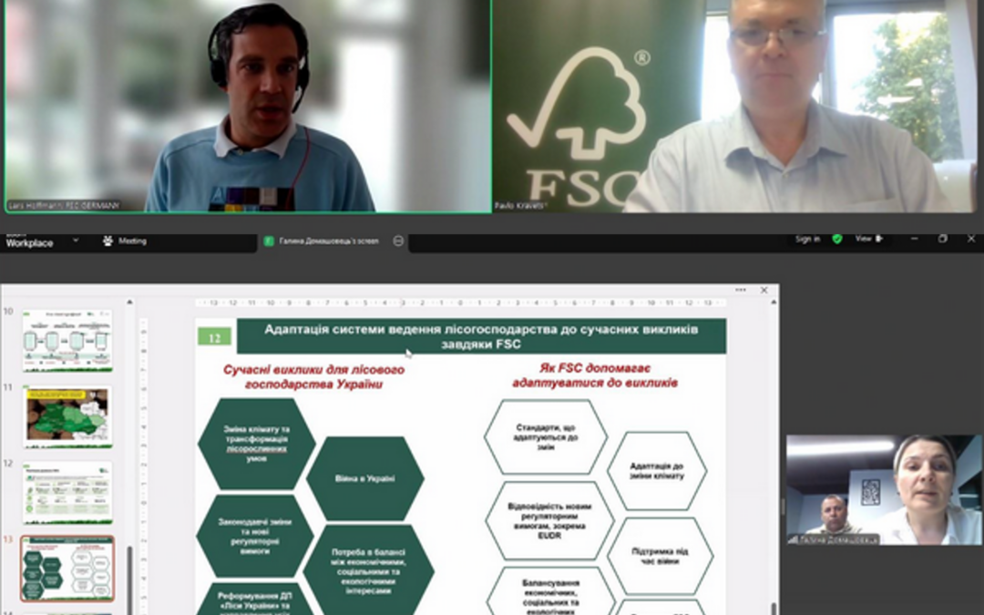 FSC Ukraine und Deutschland stärken Zusammenarbeit